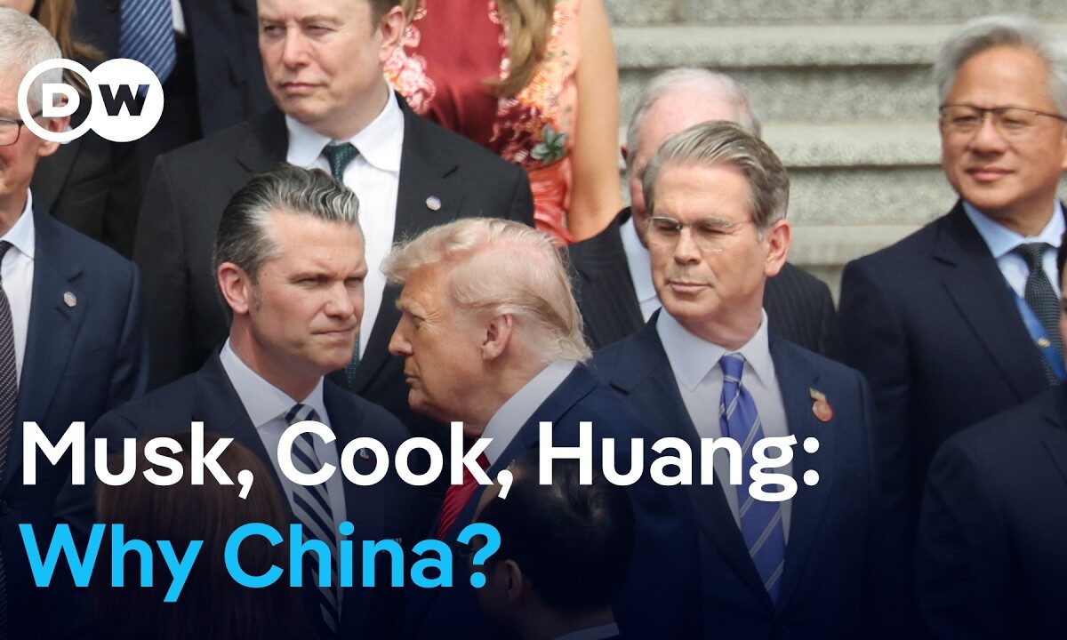 What are tech CEOs seeking in China with Trump? | DW News