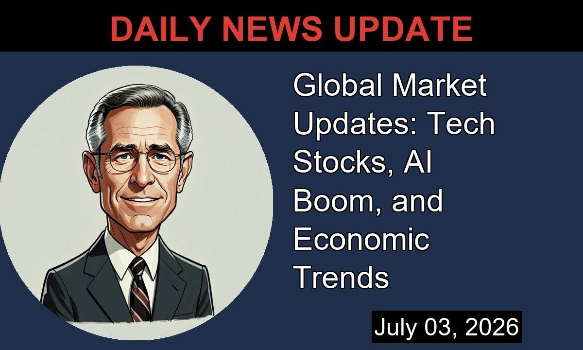 Global Market Updates: Tech Stocks, AI Boom, and Economic Trends | Evening Update