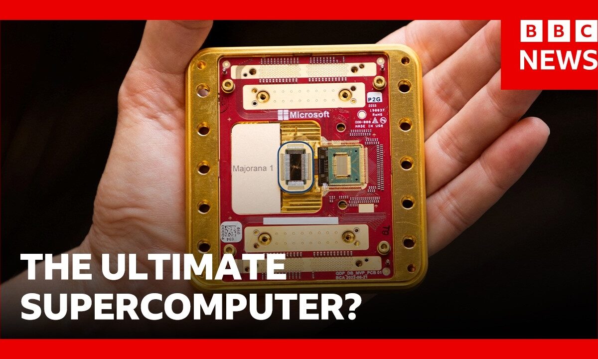 Microsoft in the race to build the ultimate supercomputer | BBC News | BBC News